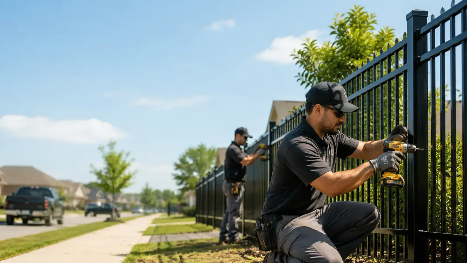 Metal Fence Installation in Malakoff, TX